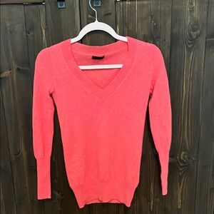 V-Neck Coral cashmere Sweater